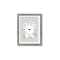 Picture of Smiling Polar bear _GroupedProduct_Rectangle_Portrait_Mini_ _GroupedProduct_Rectangle_Portrait_Framed_Matted_