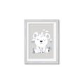 Picture of Smiling Polar bear _GroupedProduct_Rectangle_Portrait_Mini_ _GroupedProduct_Rectangle_Portrait_Framed_Matted_
