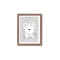 Picture of Smiling Polar bear _GroupedProduct_Rectangle_Portrait_Mini_ _GroupedProduct_Rectangle_Portrait_Framed_Matted_