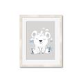 Picture of Smiling Polar bear _GroupedProduct_Rectangle_Portrait_Mini_ _GroupedProduct_Rectangle_Portrait_Framed_Matted_