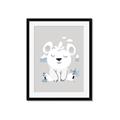 Picture of Smiling Polar bear _GroupedProduct_Rectangle_Portrait_Mini_ _GroupedProduct_Rectangle_Portrait_Framed_Matted_