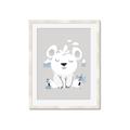 Picture of Smiling Polar bear _GroupedProduct_Rectangle_Portrait_Mini_ _GroupedProduct_Rectangle_Portrait_Framed_Matted_