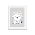 Picture of Smiling Polar bear _GroupedProduct_Rectangle_Portrait_Mini_ _GroupedProduct_Rectangle_Portrait_Framed_Matted_