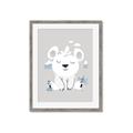 Picture of Smiling Polar bear _GroupedProduct_Rectangle_Portrait_Mini_ _GroupedProduct_Rectangle_Portrait_Framed_Matted_