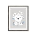 Picture of Smiling Polar bear _GroupedProduct_Rectangle_Portrait_Mini_ _GroupedProduct_Rectangle_Portrait_Framed_Matted_