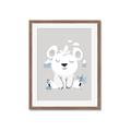 Picture of Smiling Polar bear _GroupedProduct_Rectangle_Portrait_Mini_ _GroupedProduct_Rectangle_Portrait_Framed_Matted_
