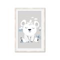 Picture of Smiling Polar bear _GroupedProduct_Rectangle_Portrait_Mini_ _GroupedProduct_Rectangle_Portrait_Framed_Matted_
