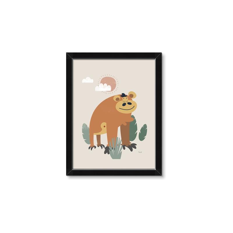 Picture of Friendly Chimp _GroupedProduct_Rectangle_Portrait_Mini_ _GroupedProduct_Rectangle_Portrait_Framed_Matted_