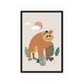 Picture of Friendly Chimp _GroupedProduct_Rectangle_Portrait_Mini_ _GroupedProduct_Rectangle_Portrait_Framed_Matted_