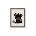Picture of Cute black bear  _GroupedProduct_Rectangle_Portrait_Mini_ _GroupedProduct_Rectangle_Portrait_Framed_Matted_
