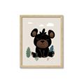 Picture of Cute black bear  _GroupedProduct_Rectangle_Portrait_Mini_ _GroupedProduct_Rectangle_Portrait_Framed_Matted_