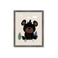 Picture of Cute black bear  _GroupedProduct_Rectangle_Portrait_Mini_ _GroupedProduct_Rectangle_Portrait_Framed_Matted_