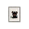 Picture of Cute black bear  _GroupedProduct_Rectangle_Portrait_Mini_ _GroupedProduct_Rectangle_Portrait_Framed_Matted_