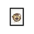 Picture of Roaring Lion cub _GroupedProduct_Rectangle_Portrait_Mini_ _GroupedProduct_Rectangle_Portrait_Framed_Matted_