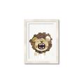 Picture of Roaring Lion cub _GroupedProduct_Rectangle_Portrait_Mini_ _GroupedProduct_Rectangle_Portrait_Framed_Matted_