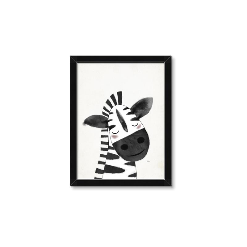 Picture of Smiling Zebra _GroupedProduct_Rectangle_Portrait_Mini_ _GroupedProduct_Rectangle_Portrait_Framed_Matted_