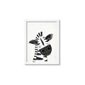 Picture of Smiling Zebra _GroupedProduct_Rectangle_Portrait_Mini_ _GroupedProduct_Rectangle_Portrait_Framed_Matted_