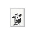 Picture of Smiling Zebra _GroupedProduct_Rectangle_Portrait_Mini_ _GroupedProduct_Rectangle_Portrait_Framed_Matted_