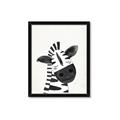 Picture of Smiling Zebra _GroupedProduct_Rectangle_Portrait_Mini_ _GroupedProduct_Rectangle_Portrait_Framed_Matted_