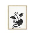 Picture of Smiling Zebra _GroupedProduct_Rectangle_Portrait_Mini_ _GroupedProduct_Rectangle_Portrait_Framed_Matted_