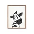 Picture of Smiling Zebra _GroupedProduct_Rectangle_Portrait_Mini_ _GroupedProduct_Rectangle_Portrait_Framed_Matted_