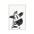 Picture of Smiling Zebra _GroupedProduct_Rectangle_Portrait_Mini_ _GroupedProduct_Rectangle_Portrait_Framed_Matted_
