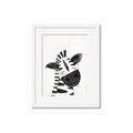 Picture of Smiling Zebra _GroupedProduct_Rectangle_Portrait_Mini_ _GroupedProduct_Rectangle_Portrait_Framed_Matted_