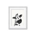 Picture of Smiling Zebra _GroupedProduct_Rectangle_Portrait_Mini_ _GroupedProduct_Rectangle_Portrait_Framed_Matted_