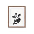 Picture of Smiling Zebra _GroupedProduct_Rectangle_Portrait_Mini_ _GroupedProduct_Rectangle_Portrait_Framed_Matted_