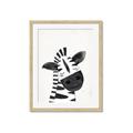 Picture of Smiling Zebra _GroupedProduct_Rectangle_Portrait_Mini_ _GroupedProduct_Rectangle_Portrait_Framed_Matted_