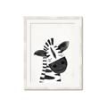 Picture of Smiling Zebra _GroupedProduct_Rectangle_Portrait_Mini_ _GroupedProduct_Rectangle_Portrait_Framed_Matted_