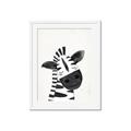 Picture of Smiling Zebra _GroupedProduct_Rectangle_Portrait_Mini_ _GroupedProduct_Rectangle_Portrait_Framed_Matted_