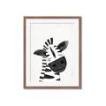 Picture of Smiling Zebra _GroupedProduct_Rectangle_Portrait_Mini_ _GroupedProduct_Rectangle_Portrait_Framed_Matted_