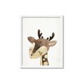 Picture of Blushing deer _GroupedProduct_Rectangle_Portrait_Mini_ _GroupedProduct_Rectangle_Portrait_Framed_Matted_