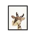 Picture of Blushing deer _GroupedProduct_Rectangle_Portrait_Mini_ _GroupedProduct_Rectangle_Portrait_Framed_Matted_