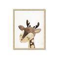 Picture of Blushing deer _GroupedProduct_Rectangle_Portrait_Mini_ _GroupedProduct_Rectangle_Portrait_Framed_Matted_