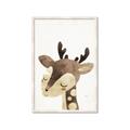 Picture of Blushing deer _GroupedProduct_Rectangle_Portrait_Mini_ _GroupedProduct_Rectangle_Portrait_Framed_Matted_
