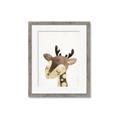 Picture of Blushing deer _GroupedProduct_Rectangle_Portrait_Mini_ _GroupedProduct_Rectangle_Portrait_Framed_Matted_