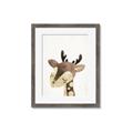 Picture of Blushing deer _GroupedProduct_Rectangle_Portrait_Mini_ _GroupedProduct_Rectangle_Portrait_Framed_Matted_