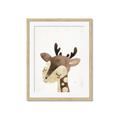 Picture of Blushing deer _GroupedProduct_Rectangle_Portrait_Mini_ _GroupedProduct_Rectangle_Portrait_Framed_Matted_