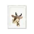 Picture of Blushing deer _GroupedProduct_Rectangle_Portrait_Mini_ _GroupedProduct_Rectangle_Portrait_Framed_Matted_