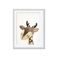 Picture of Blushing deer _GroupedProduct_Rectangle_Portrait_Mini_ _GroupedProduct_Rectangle_Portrait_Framed_Matted_