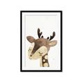 Picture of Blushing deer _GroupedProduct_Rectangle_Portrait_Mini_ _GroupedProduct_Rectangle_Portrait_Framed_Matted_