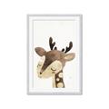 Picture of Blushing deer _GroupedProduct_Rectangle_Portrait_Mini_ _GroupedProduct_Rectangle_Portrait_Framed_Matted_
