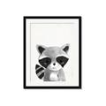 Picture of Curious Raccoon  _GroupedProduct_Rectangle_Portrait_Mini_ _GroupedProduct_Rectangle_Portrait_Framed_Matted_