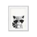Picture of Curious Raccoon  _GroupedProduct_Rectangle_Portrait_Mini_ _GroupedProduct_Rectangle_Portrait_Framed_Matted_