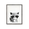 Picture of Curious Raccoon  _GroupedProduct_Rectangle_Portrait_Mini_ _GroupedProduct_Rectangle_Portrait_Framed_Matted_