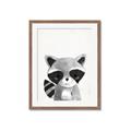Picture of Curious Raccoon  _GroupedProduct_Rectangle_Portrait_Mini_ _GroupedProduct_Rectangle_Portrait_Framed_Matted_