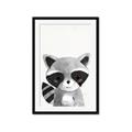 Picture of Curious Raccoon  _GroupedProduct_Rectangle_Portrait_Mini_ _GroupedProduct_Rectangle_Portrait_Framed_Matted_