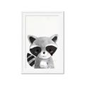 Picture of Curious Raccoon  _GroupedProduct_Rectangle_Portrait_Mini_ _GroupedProduct_Rectangle_Portrait_Framed_Matted_